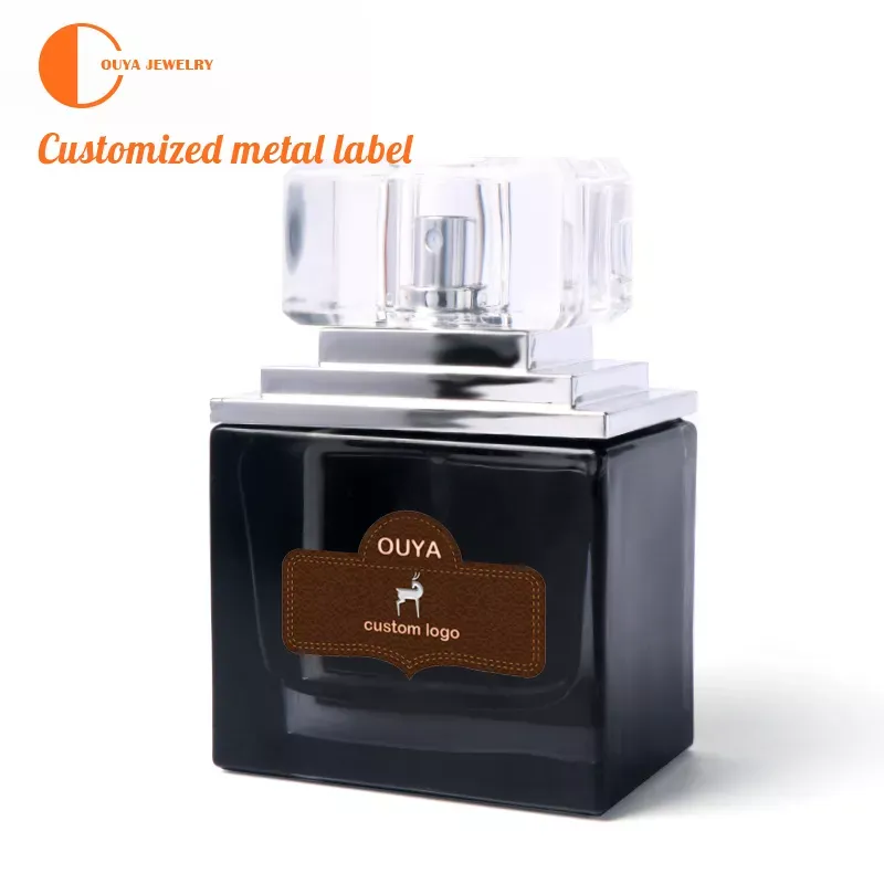 OUYA Custom made perfume wine labels perfume bottle personalized label perfume tag