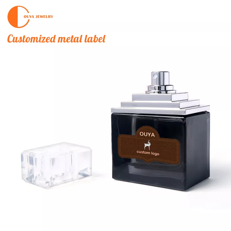 OUYA Custom made perfume wine labels perfume bottle personalized label perfume tag