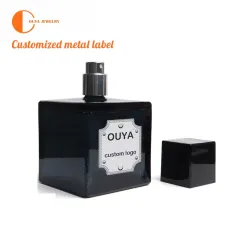 OUYA Custom made perfume wine labels perfume bottle personalized label perfume tag