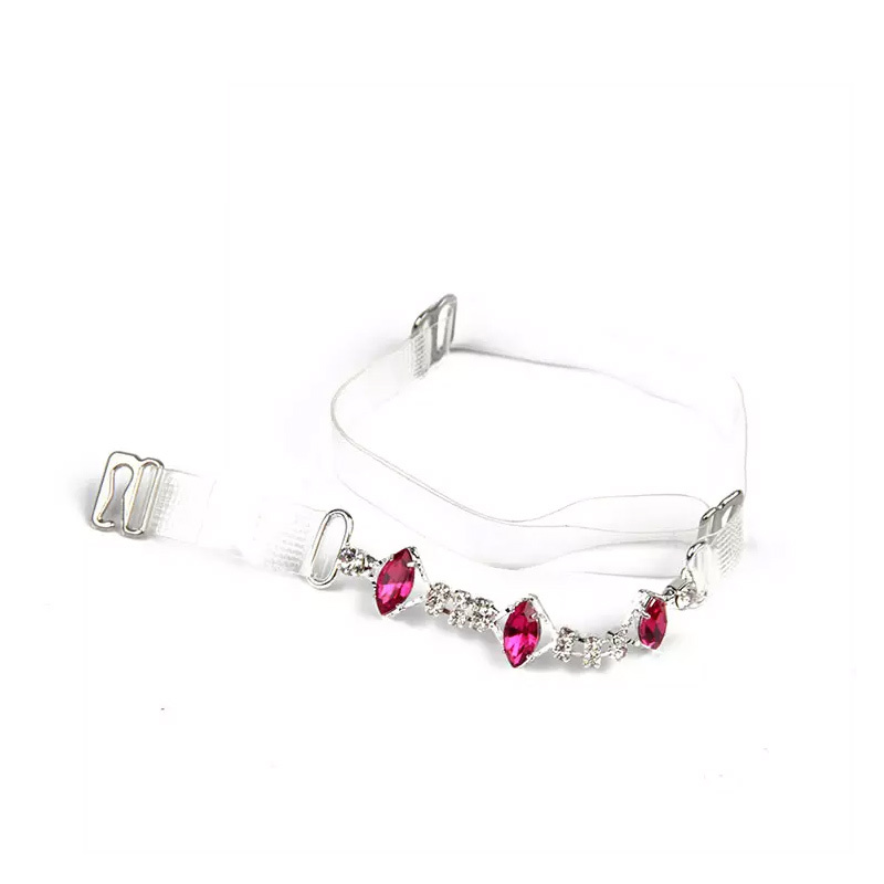 Decorative Crystal Bra Straps Tape Jewelry With Stones Adjustable Underwear Accessories Rhinestones Bras Strap