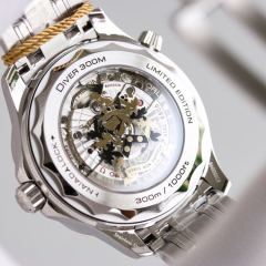 Omgea Watch 5A Quality 8806 Movement 43mm Noob Factory Seamaster 300m 007 James Bond Watch