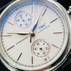 IWC Schaffhausen Watch 7750 Timing Function Movement 39mm Portofino Watch
