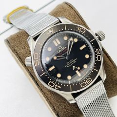 Omega Watch 5A Quality 8806 Clone Movement Titanium 43mm No Time To Die Noob Factory Seamaster Watch