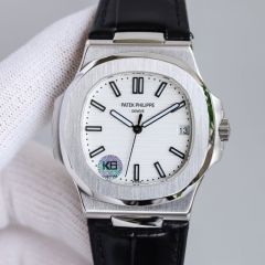 Patek Philippe PP Watch Best Quality 324 Full Function Diamond Movement 40mm Nautilus Free Leather Straps