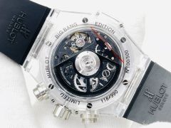 Hublot Watch 5A Quality HUB1240 Timing Movement Transparent case 45mm Noob Factory Big Bang Watch