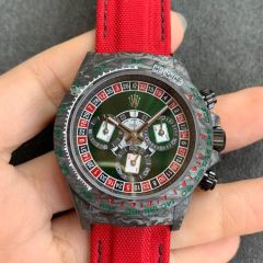 Replica Rolex 5A Quality 7750 Timing Function Movement Carbon Case 1:1 40mm Noob Factory Daytona Watch