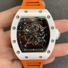 Replica Richard Miller 5A Quality Clone Movement Ceramic Case Skeleton 1:1 42*50mm Noob Factory RM035 Watch