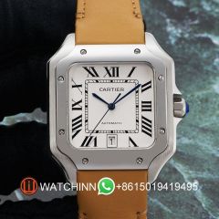 Replica Cartier Watch 3A Quality 2813 Movement 316L Steel 40mm AAA Factory Santos Watch