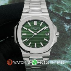 Replica Patek Philippe PP Watch Best Quality 324 Full Function Movement Green Dial 40mm Nautilus Watch