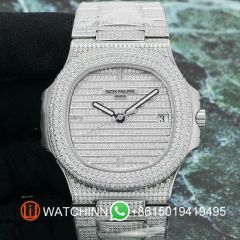 Replica Patek Philippe PP Watch Best Quality 324 Full Function Movement Diamond 40mm Nautilus Watch