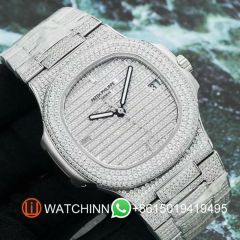 Replica Patek Philippe PP Watch Best Quality 324 Full Function Movement Diamond 40mm Nautilus Watch