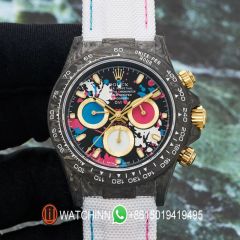 Replica Rolex 5A Quality 7750 Timing Function Movement Carbon Case 1:1 40mm Noob Factory Daytona Watch