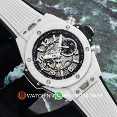 Replica Hublot HB Watch 5A Quality Swiss Clone 1280 Timing Movement 42mm Ceramic Case ZF Factory Big Bang Watch