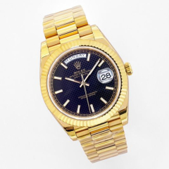 Replica Rolex 5A Quality ETA 2836 Movement 904L Steel 1:1 40mm Noob Factory Day Date Watch