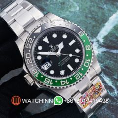 Replica Rolex Watch 5A Quality 3285 Movement Sprite 904L Steel 40mm Clean Factory 126720VTNR Gmt Master Watch