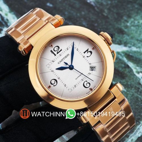 Replica Cartier Watch 5A Quality Miyota Movement 1:1 Stainless Steel 41mm Pasha Watch
