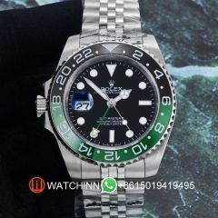 Replica Rolex Watch 3A Quality 2813 Movement 904L Steel 40mm Gmt Master Sprite Watch