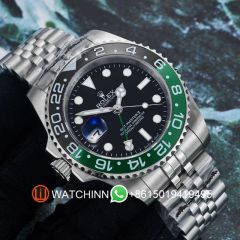 Replica Rolex Watch 3A Quality 2813 Movement 904L Steel 40mm Gmt Master Sprite Watch