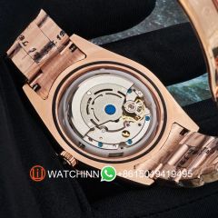 Replica Rolex Watch 3A Quality 2813 Movement 316L Steel Rose Gold 42mm Sky Dweller Watch