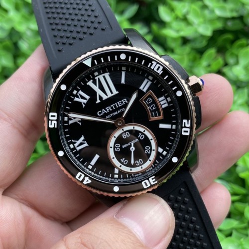 Replica Cartier Watch 5A Quality 2824 Movement 1:1 Stainless Steel 42mm CALIBRE Watch