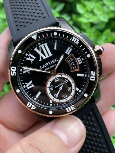 Replica Cartier Watch 5A Quality 2824 Movement 1:1 Stainless Steel 42mm CALIBRE Watch