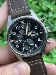 Replica IWC Watch 5A Quality 7750 Timing Function Movement 41mm Steel Case ZF Factory IW387903 PILOT'S Wacth