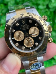 Replica Rolex Watch 5A Quality 4131 Timing Movement 904L Steel 1:1 40mm Ewe Factory 11.8 Thickness Daytona Watch
