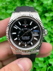 Replica Rolex Watch 5A Quality 9001 Clone Movement 904L Steel 1:1 42mm Noob Factory Sky Dweller Watch