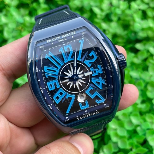 Replica Franck Muller 5A Quality ETA 2824 Movement Stainless Steel 1:1 44*54mm Vanguard Watch