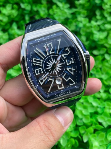 Replica Franck Muller 5A Quality ETA 2824 Movement Stainless Steel 1:1 44*54mm Vanguard Watch
