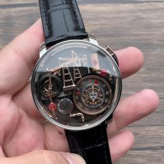 Replica Jacob&Co 5A Watch Swiss Quartz 7750 Movement 1:1 Sapphire Glass 43mm Luxury Watch