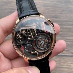 Replica Jacob&Co 5A Watch Swiss Quartz 7750 Movement 1:1 Sapphire Glass 43mm Oil Wells 2 Luxury Watch