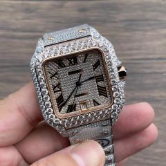 Replica Cartier Watch 5A Quality Citizens Movement Stainless Steel 40mm Dimond Santos MAN Watch