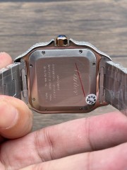 Replica Cartier Watch 5A Quality Citizens Movement Stainless Steel 40mm Dimond Santos MAN Watch