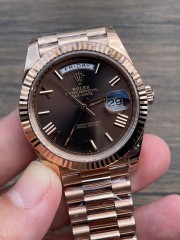 Replica Rolex Watch 3255 Clone Movement 5A Quality heavy weight V2 40mm Daydate Watch