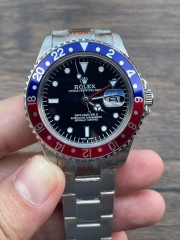 Replica Rolex 3A Watch 2813 Movement 904L Steel 40mm 1:1 GMT MasterII Watch