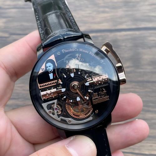 Replica Jacob&Co Chopin 5A Watch Clone Movement 1:1 Sapphire Glass 45mm Luxury Watch