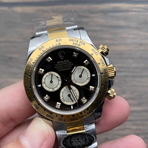 Replica Rolex Watch 5A Quality 4131 Movement 904L Steel 1:1 40mm EWE Factory Daytona Watch