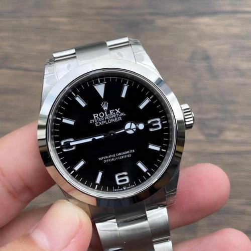 Replica Rolex Watch 5A Super Clone Quality 3230 Movement 904L Steel 40mm VS Factory Explorer Watch