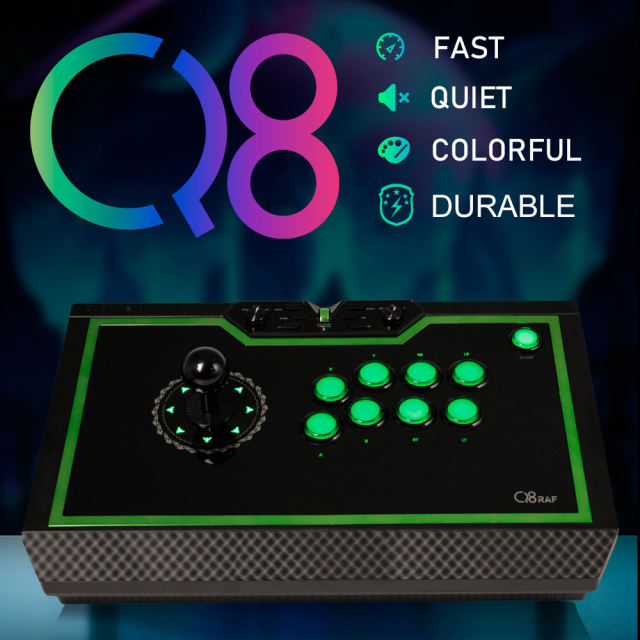 QANBA Q8 Silent Arcade Joystick  (Fighting Stick)