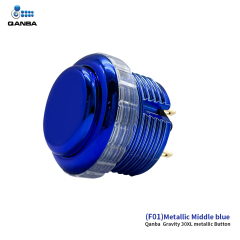 QANBA Gravity LX Metallic color 30mm Mechanical shaft Arcade buttons