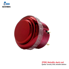 QANBA Gravity LX Metallic color 30mm Mechanical shaft Arcade buttons