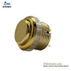QANBA Gravity LX Metallic color 30mm Mechanical shaft Arcade buttons