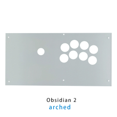Qanba Q7 Obsidian 2 Transparent Plexi Cover Panel Acrylic and bracket steel plates
