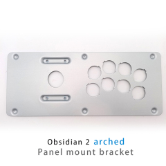 Qanba Q7 Obsidian 2 Transparent Plexi Cover Panel Acrylic and bracket steel plates