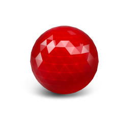 Qanba Prizm balltop clear red(QP06)