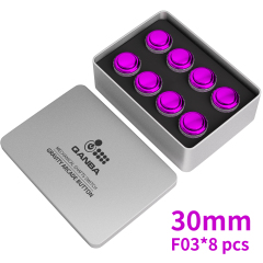 QANBA Gravity LX Metallic color 30mm Mechanical shaft Arcade buttons