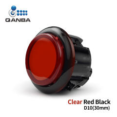 Clear Red Black D10