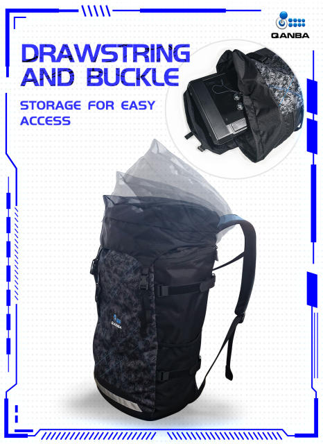 QANBA Guardian 2 Extra Large Storage Volume Arcade Joystick Backpack