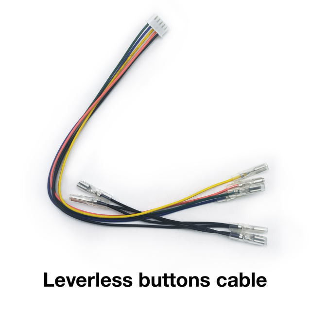 Leverless button cable